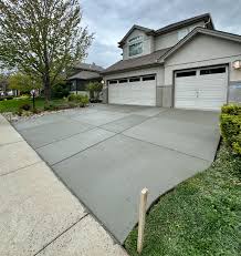 High-end custom concrete driveway pouring in Nova Scotia by A2Z Creteworks